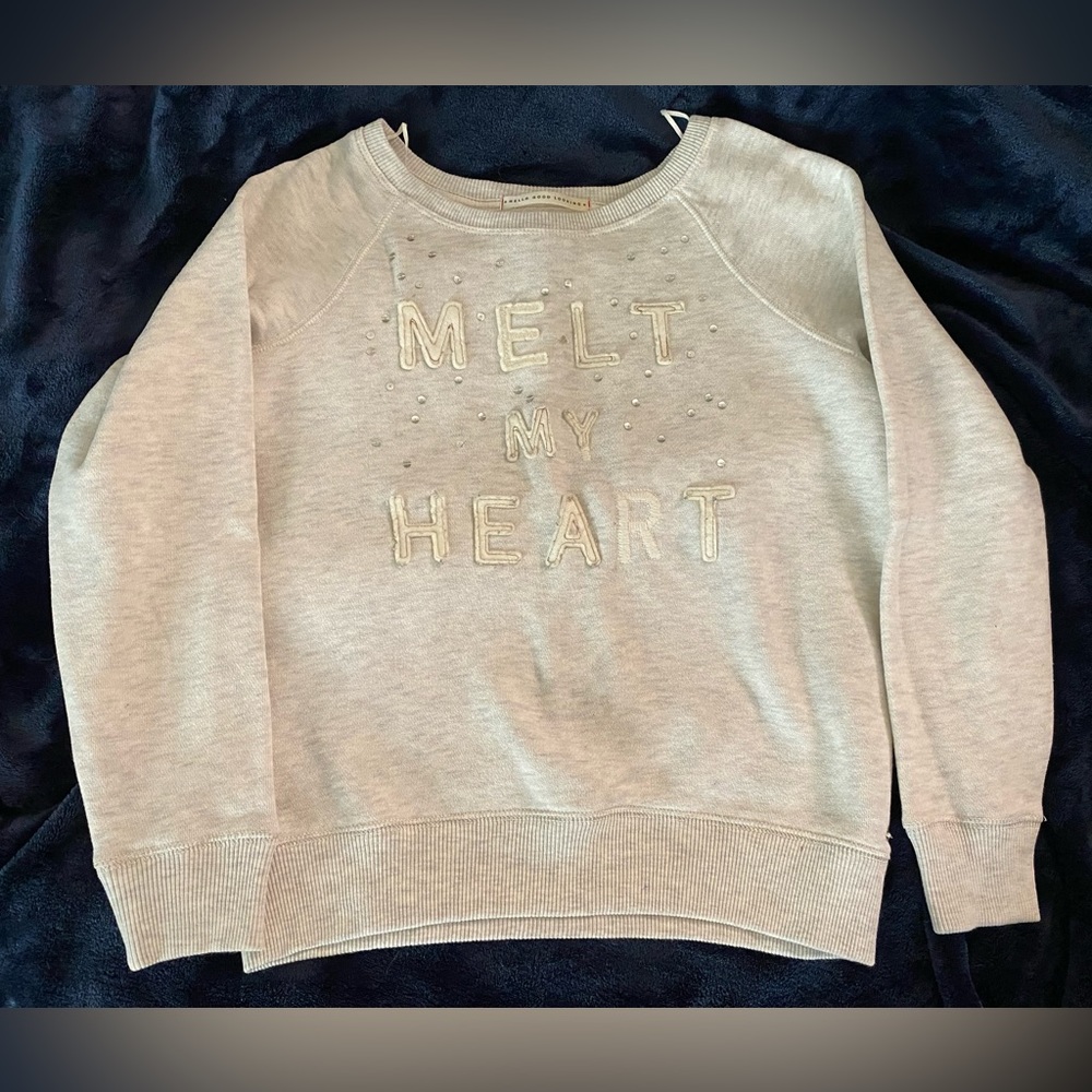 American Eagle - Melt My Heart Crewneck Sweatshirt/Sweater - Size S